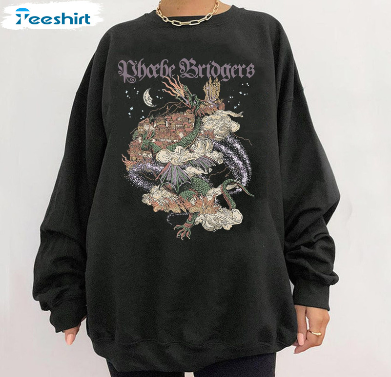 Phoebe Bridger Shirt, Punisher Dragon Trendy Long Sleeve Unisex Hoodie