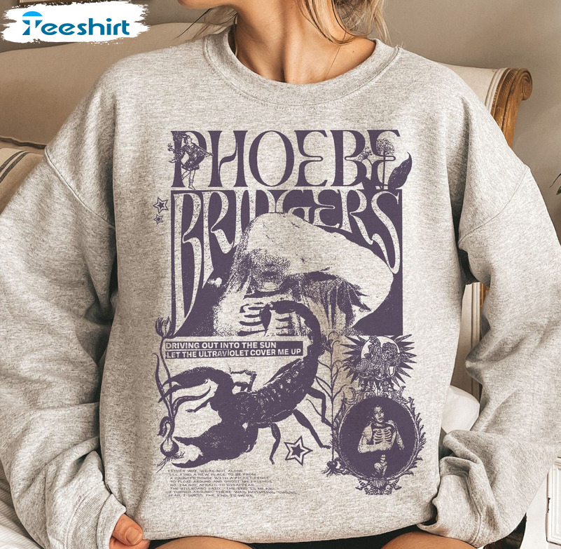 Phoebe Bridgers On Tour Shirt, Phoebe Bridgers Reunion Tour Short Sleeve Tee Tops