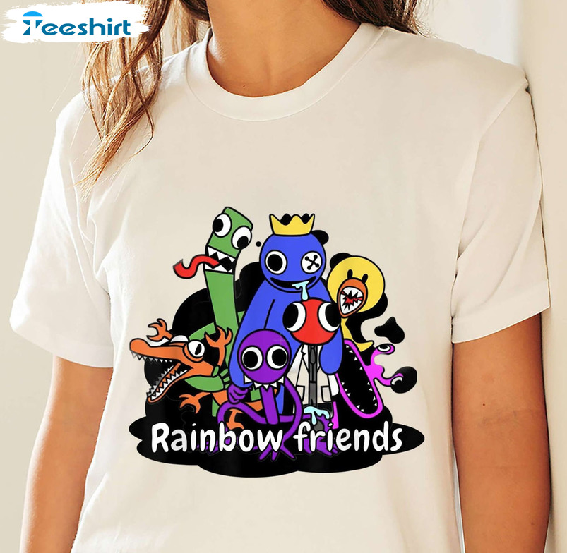 Kids Rainbow Friends Shirt Blue