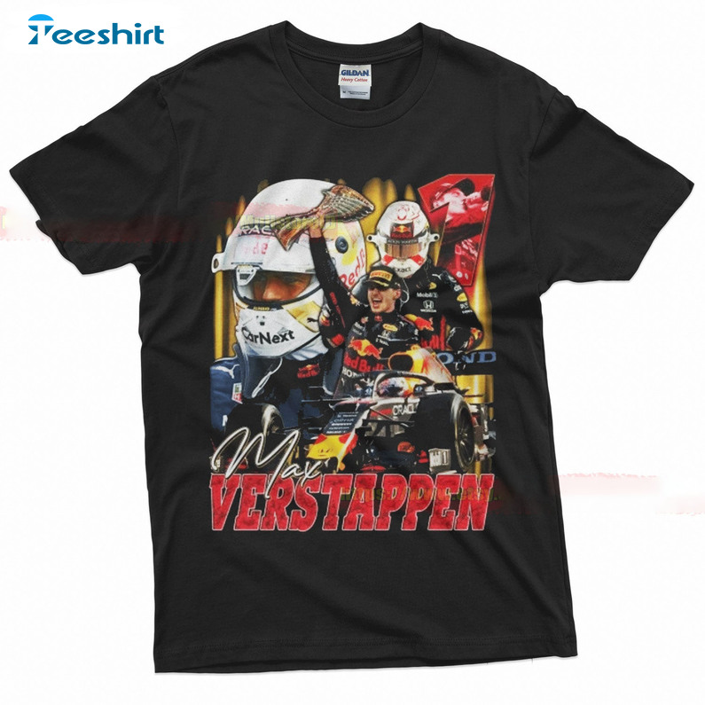 Max Verstappen Shirt, World Champion Unisex Hoodie Long Sleeve