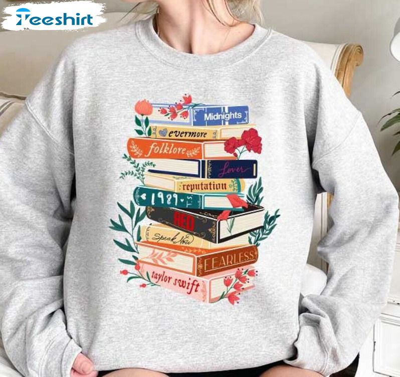 Midnight Album Books Shirt, Taylor's Version Unisex T-shirt Crewneck