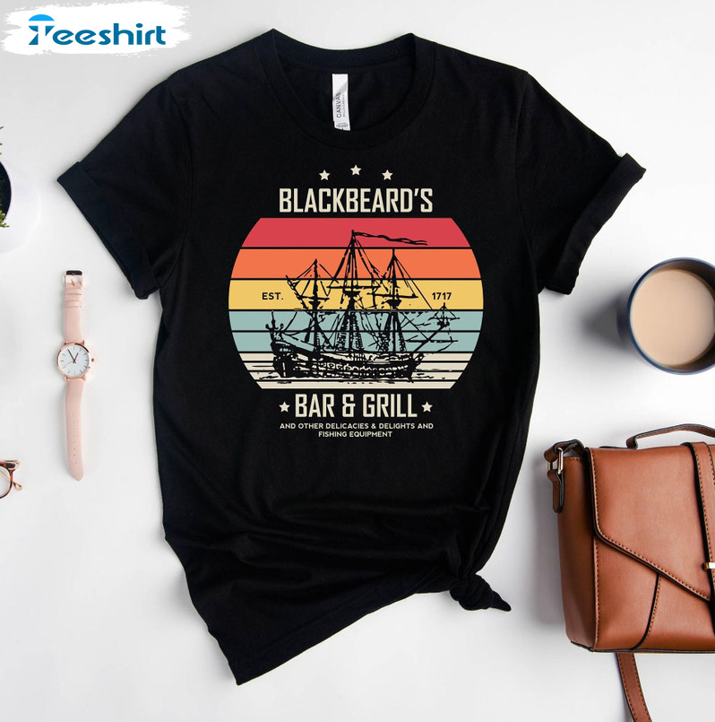 Blackbeard's Bar And Grill Vintage Shirt, Team Edward Sweatshirt Tee Tops