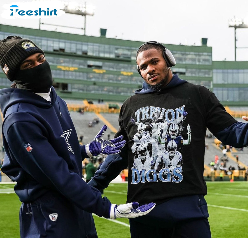 Trevon Diggs Wearing Dallas Cowboys Micah Parsons T-Shirt - TeeHex