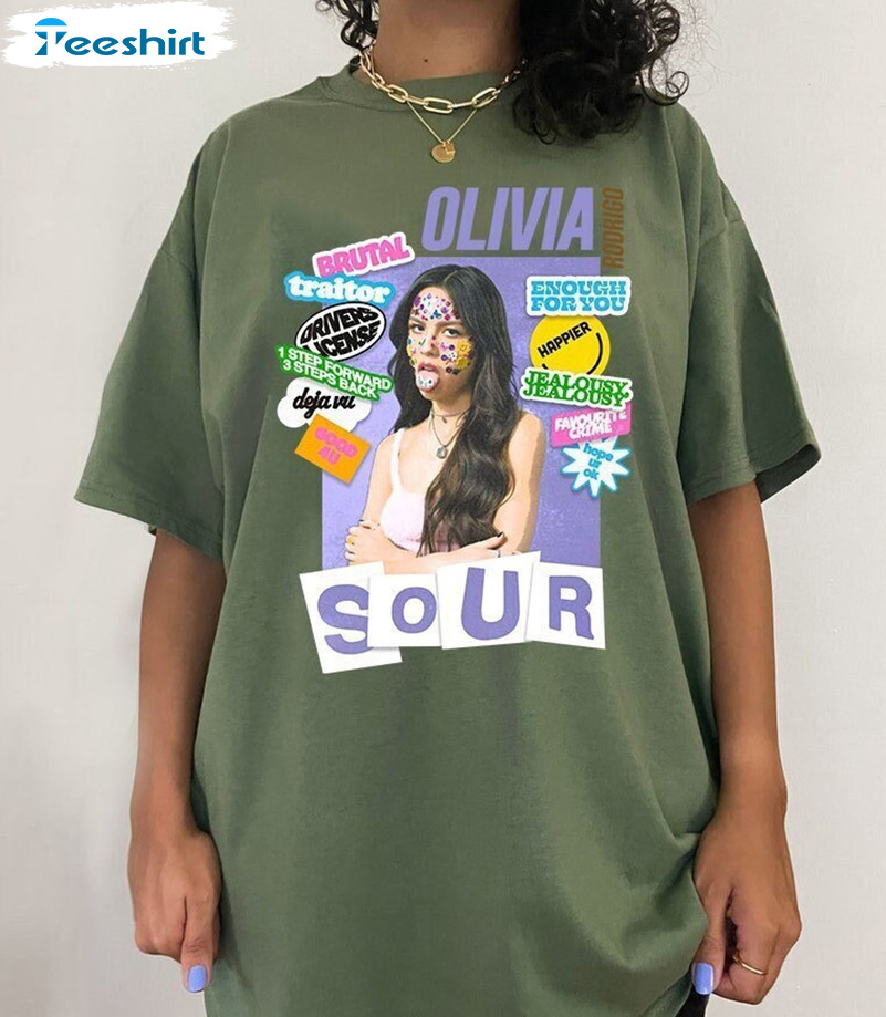 Olivia Sour Tour 2022 Shirt, Sour Album Trendy Unisex Hoodie Long Sleeve