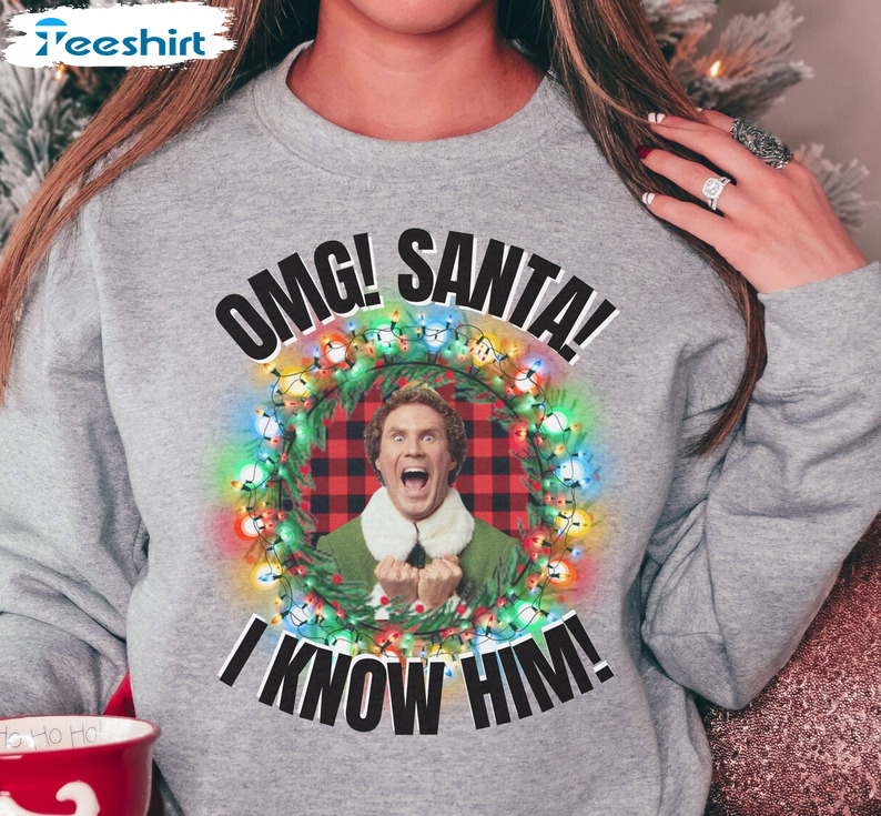 Santa i cheap know him sweatshirt