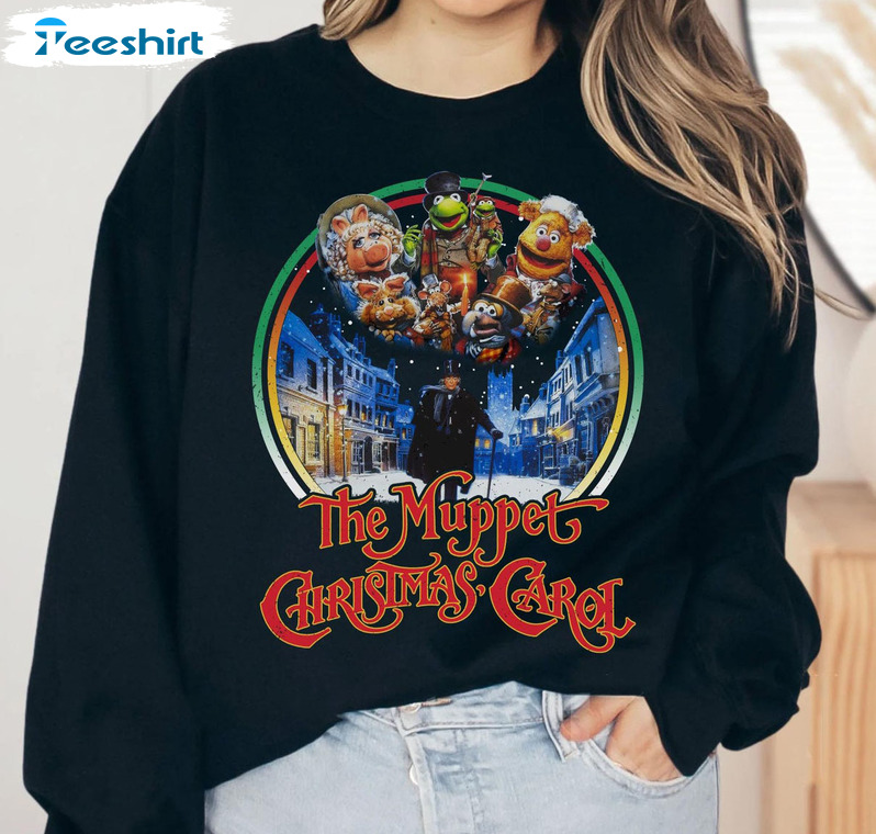 The Muppet Christmas Carol Shirt, Disney Holiday Vintage Sweatshirt Unisex Hoodie