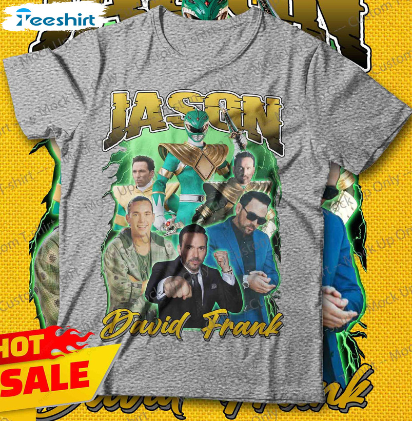 Jason David Frank Shirt, Tommy Oliver Short Sleeve Crewneck