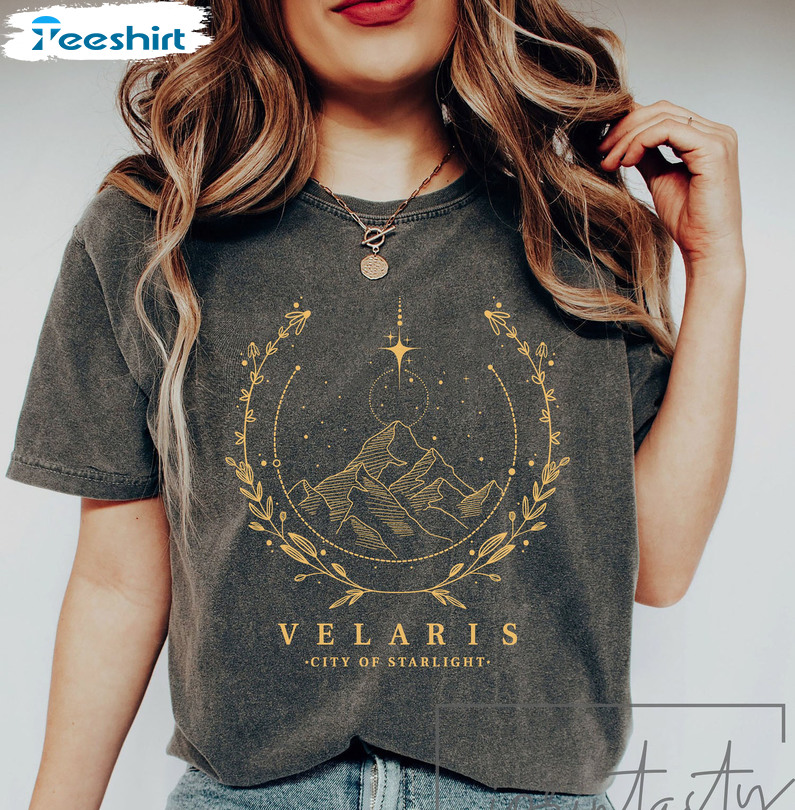 Velaris City Of Starlight Shirt, The Night Court Short Sleeve Unisex T-shirt