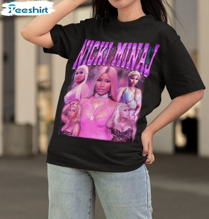 Nicki Minaj Shirt, Rapper 90 S Vinatge Sweatshirt Unisex Hoodie