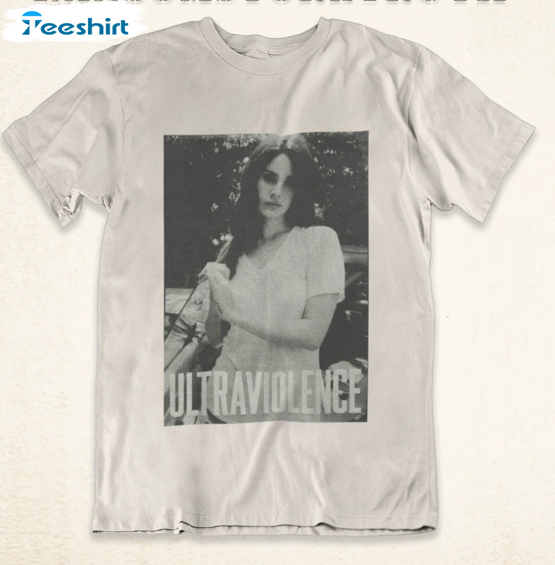 Lana Del Rey Trending Shirt, Ultraviolence Short Sleeve Unisex Hoodie