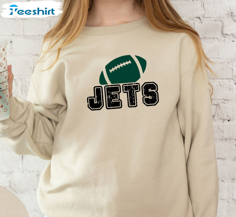 Vintage New York Football Sweatshirt, Jets Football Shirt, NY Jets NFL Crewneck  Sweatshirt - Cherrycatshop