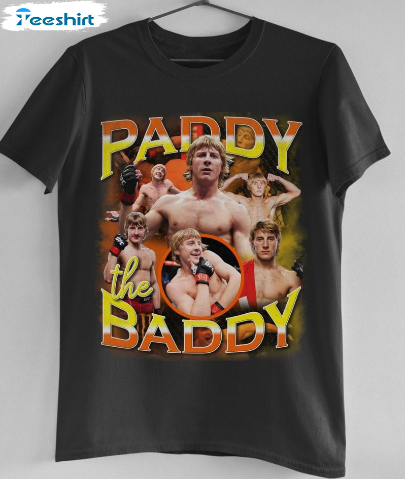 Paddy The Baddy Shirt, Pimblett Ufc Short Sleeve Hoodie