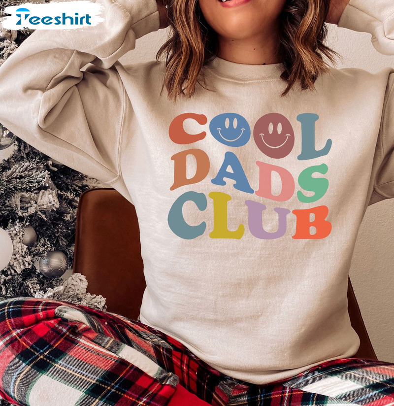 Cool Dads Club Vintage Shirt, Funny Dad Long Sleeve Unisex T-shirt