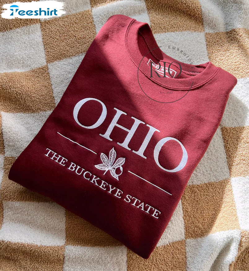 Ohio State Sweatshirt, Buckeye Unisex Hoodie Crewneck