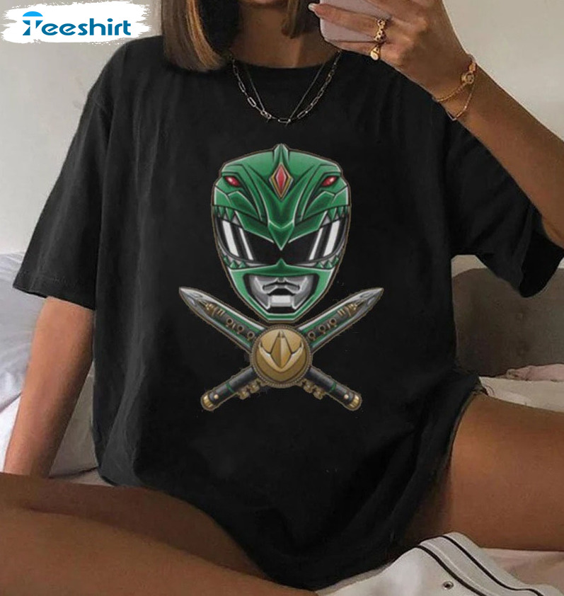 Jason David Frank Thanks Memory Shirt, Green Ranger Go Short Sleeve Crewneck