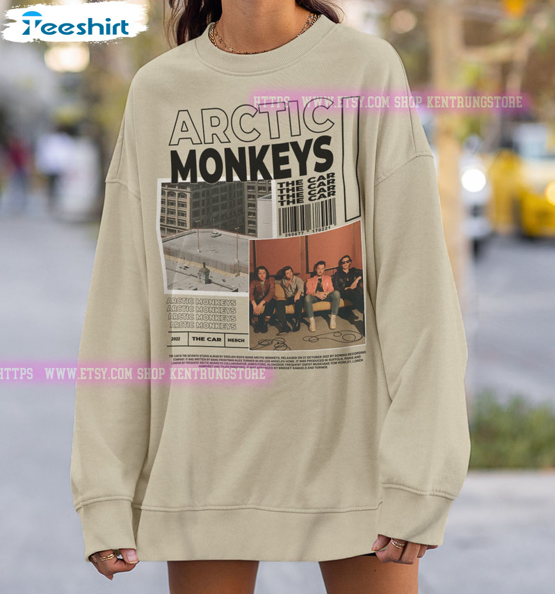 Arctic Monkeys Tour Shirt, Trending Crewneck Short Sleeve