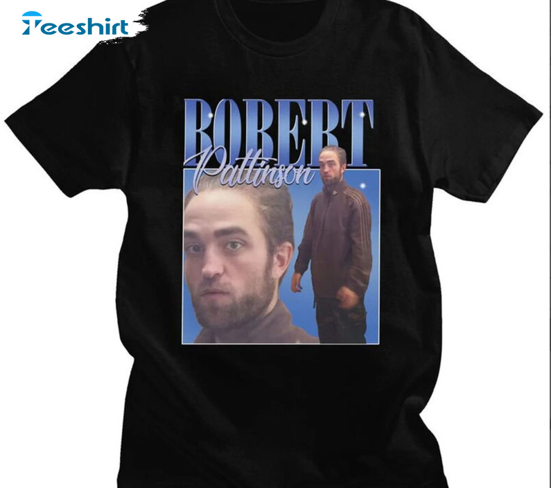 Funny Robert Pattinson Standing Meme Trendy Unisex Hoodie, Long Sleeve