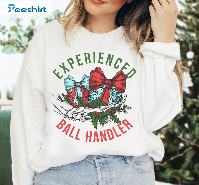 Experienced Ball Handler Vintage Shirt, Christmas Short Sleeve Tee Tops