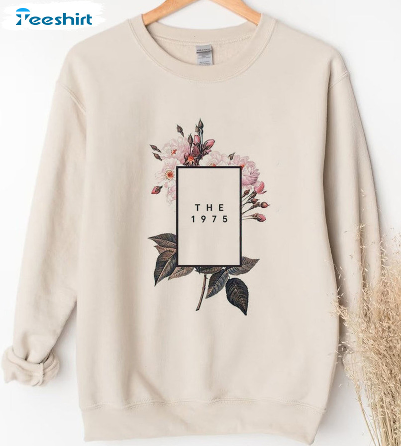 Vintage The 1975 Floral Shirt, The 1975 Band Tee Tops Sweatshirt