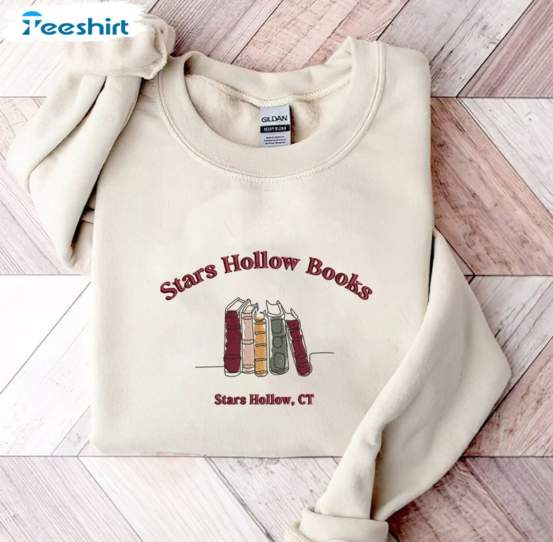 Stars Hollow Book Shirt, Stars Hollow Connecticut Sweatshirt Long Sleeve