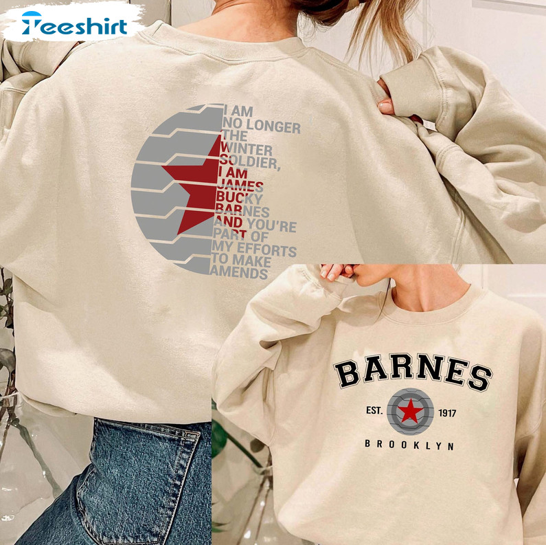 Barners Brooklyn EST 1917 Shirt, Winter Soldier Trigger Words Sweatshirt Hoodie