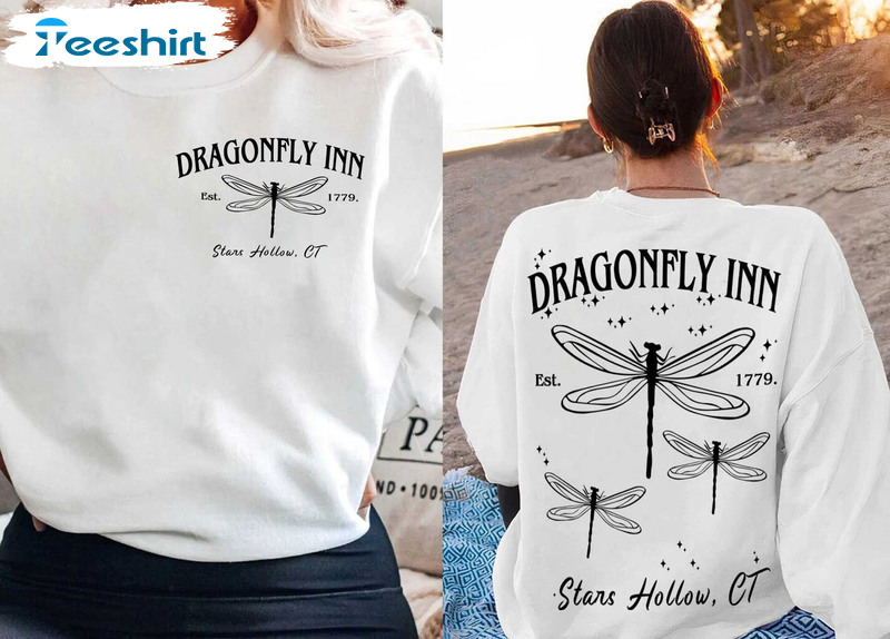 Dragonfly Inn Sweatshirt, Gilmoregirls Sweater Short Sleeve