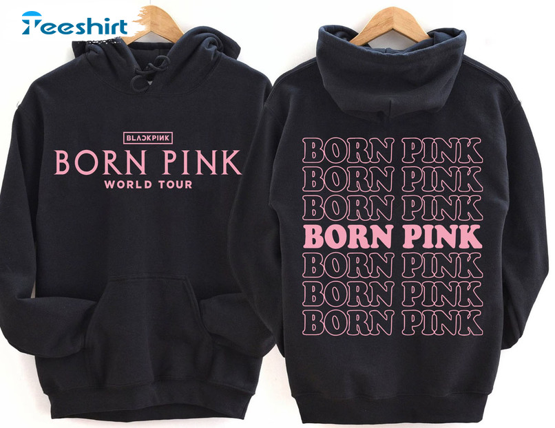 Born Pink World Tour 2022 Shirt, Black Pink Tee Tops Crewneck