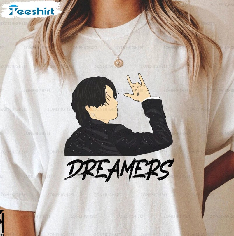 Jungkook Dreamers Trending Shirt, Bangtan Boys Army Unisex Hoodie Crewneck