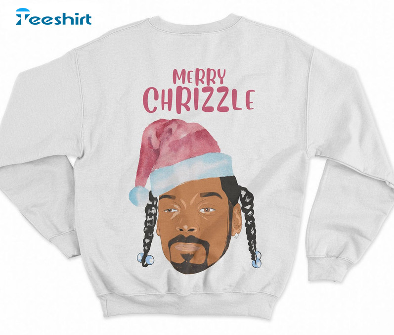 Merry Chrizzle Shirt, Snoop Dogg Christmas Tee Tops Short Sleeve