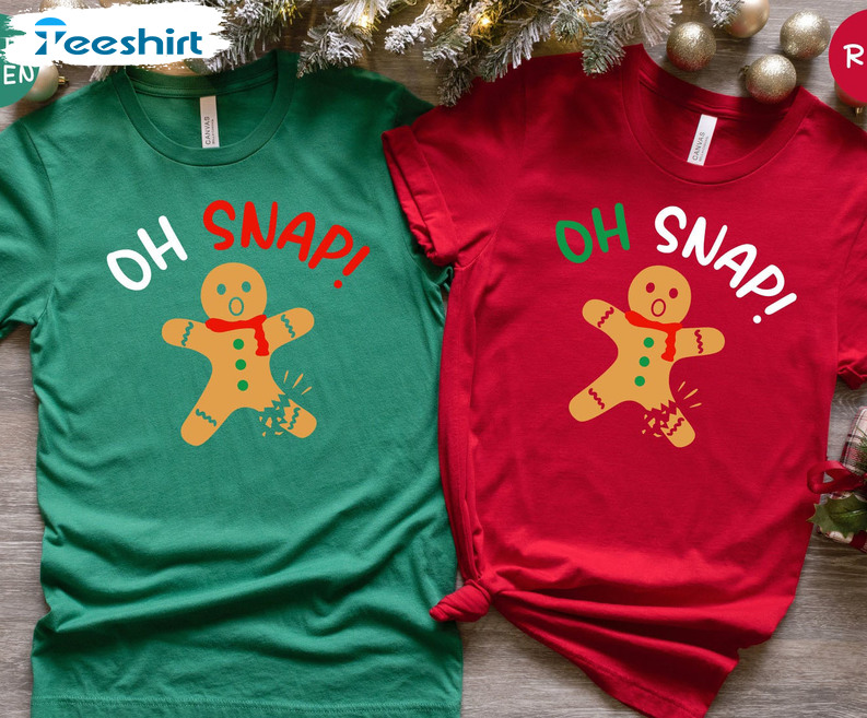 Oh Snap Christmas Shirt, Christmas Vibes Long Sleeve Tee Tops