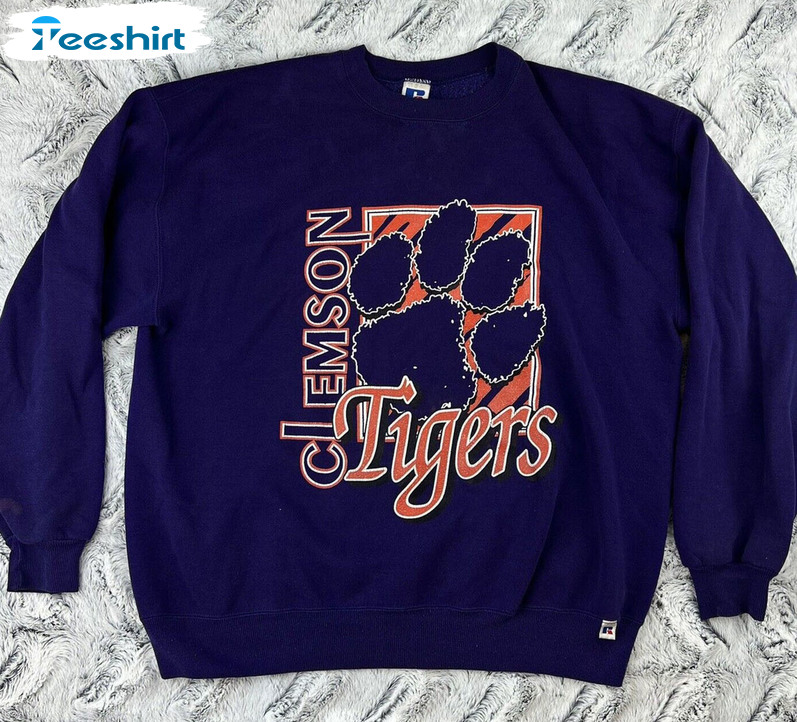 Clemson Tigers Football Shirt, University Of Clemson Tigers Sweater Hoodie