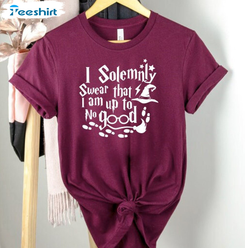 I Solemnly Swear That I Am Up To No Good Shirt, Wizard Hoodie Sweater