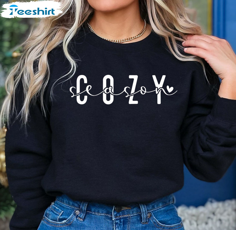 Cozy Season Christmas Sweatshirt, Vintage Unisex Hoodie Crewneck