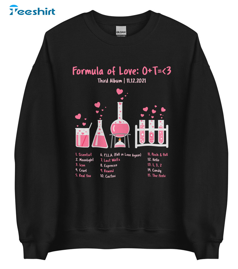 Formula Of Love Album Shirt, Twice Kpop Sweatshirt Hoodie