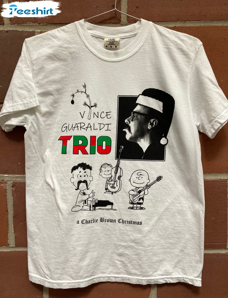 Vince Guaraldi Trio Trending Short Sleeve , Unisex Hoodie