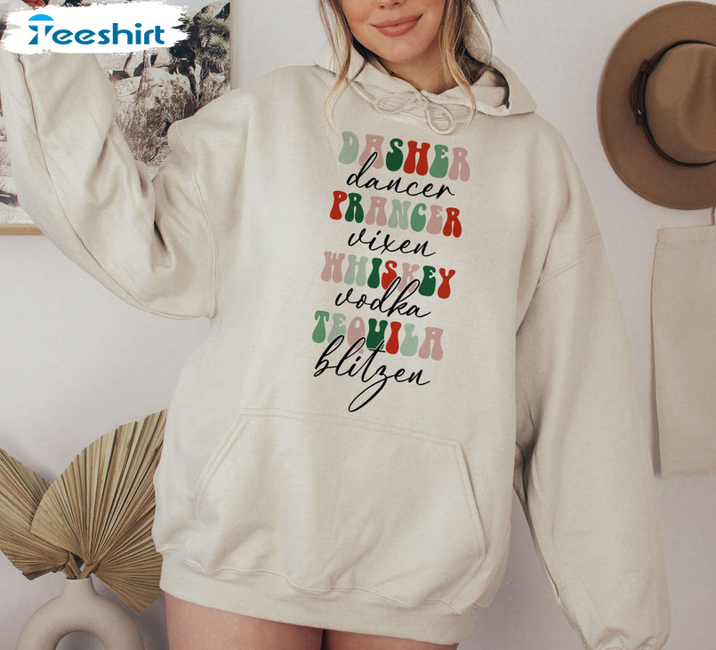 Dasher, Blitzen, Funny Christmas T-shirt, Mom Christmas Gift, Christma –  The Freckled Moose Co.