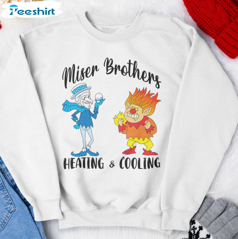 Miser Brothers Heating And Cooling Shirt, Christmas Long Sleeve Sweater
