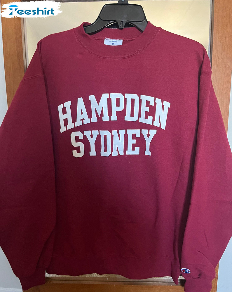 Hamden Sydney Y2k Shirt, Trendy Unisex Hoodie Long Sleeve