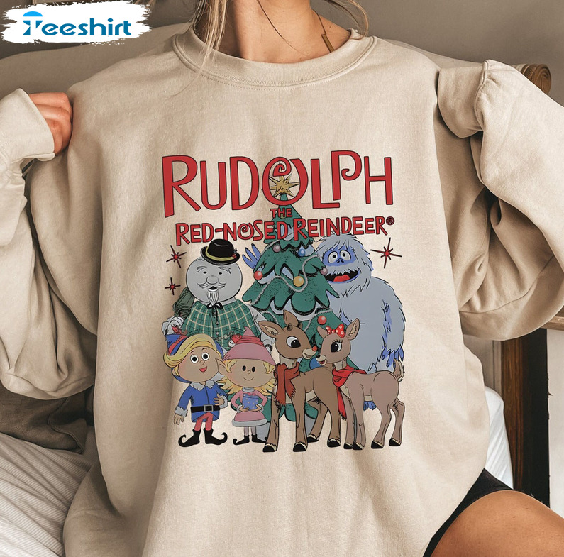 Rudolphs The Red Nosed Reindeer Christmas Long Sleeve , Unisex T-shirt