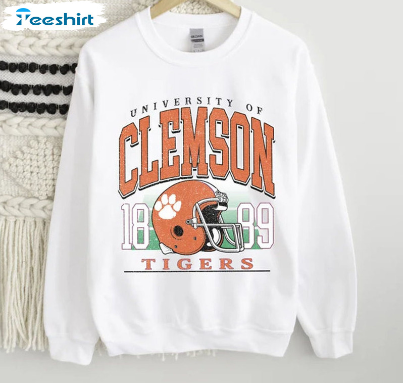 University Of Clemson 1899 Shirt, Football Clemson Unisex T-shirt Crewneck