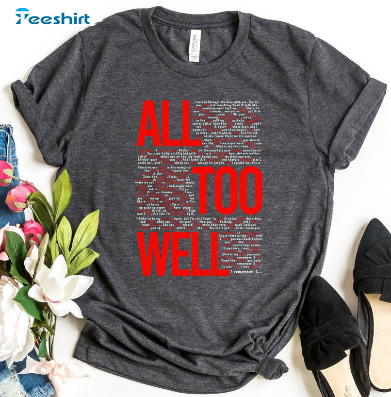 All Too Well Shirt, Taylor's Version Long Sleeve T-shirt