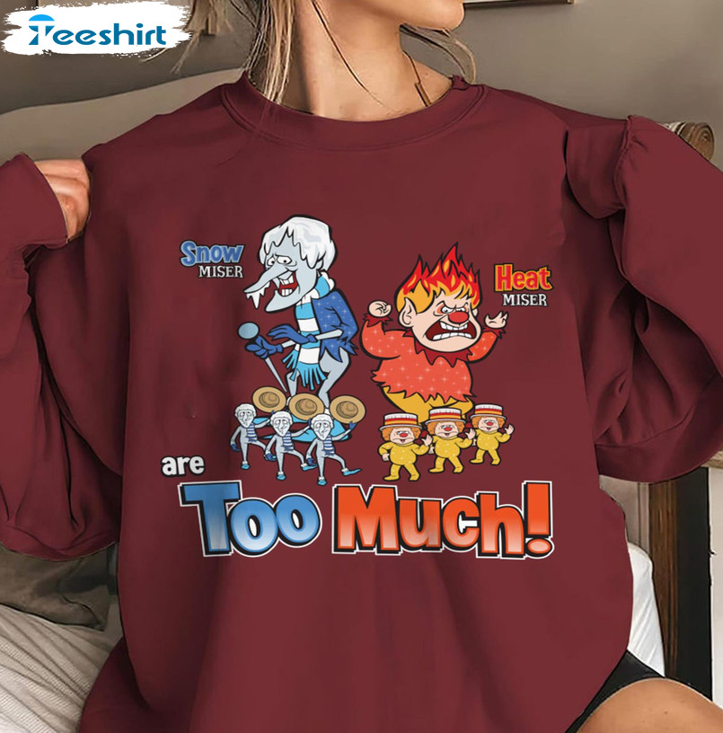 Miser Brothers I'm Too Much Christmas Trendy Unisex Hoodie , Long Sleeve