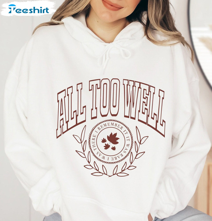 All Too Well Taylor Shirt, Taylor Vintage Long Sleeve Tee Tops