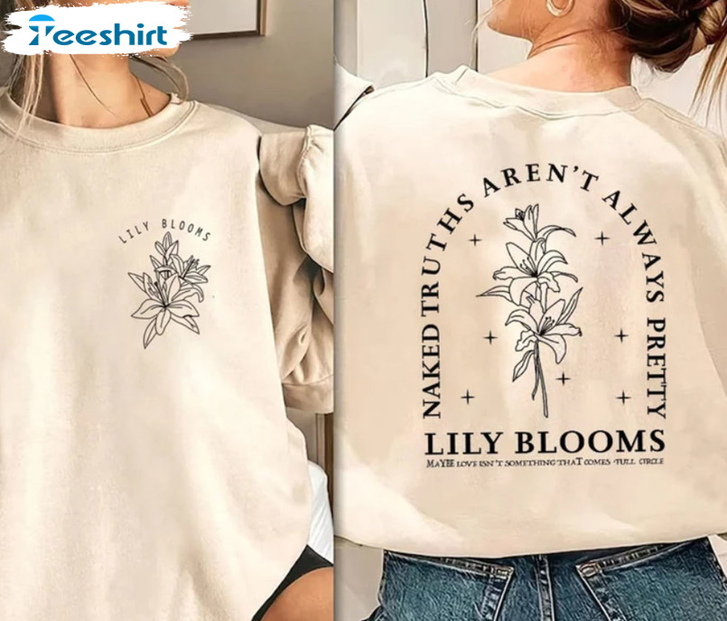 Lily Blooms Florals Sweatshirt, Lily Calloway Unisex T-shirt Crewneck