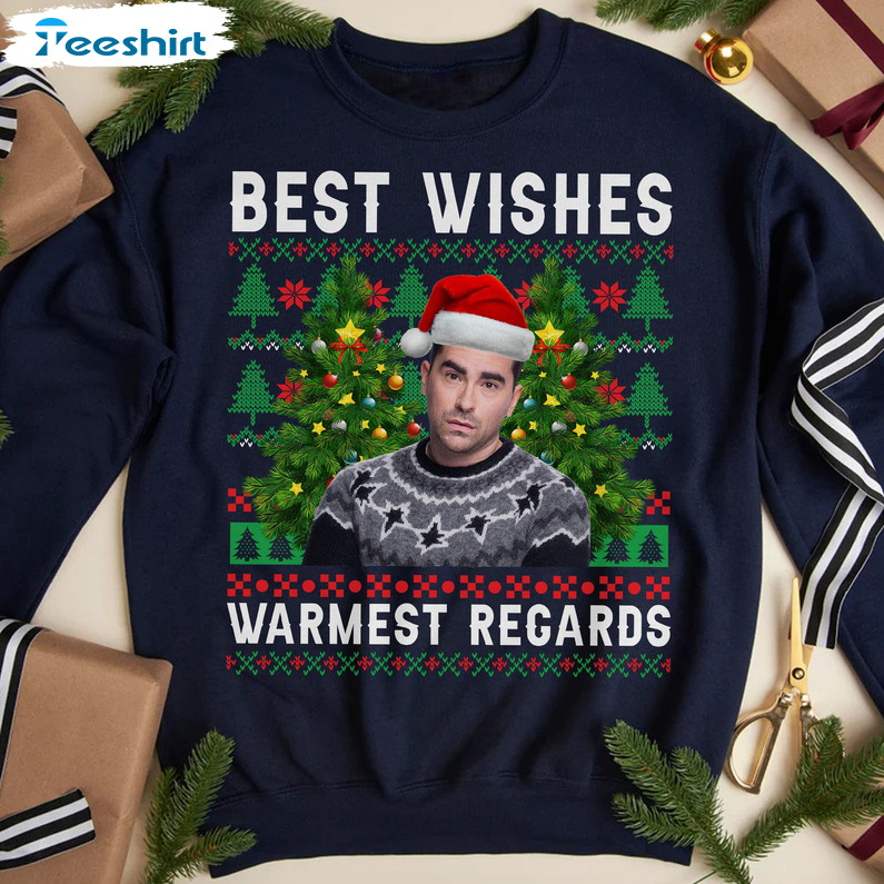 Best Wishes Warmest Regards Christmas Long Sleeve , Unisex T-shirt