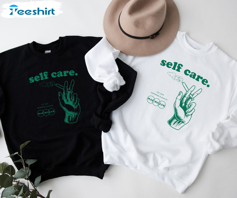 Mac Miller Shirt Target Self Care Mac Miller Sweatshirt Self Care Shirt Mac  Self Care Merch Sweatshirt Swimming Sweatshirt - Trendingnowe