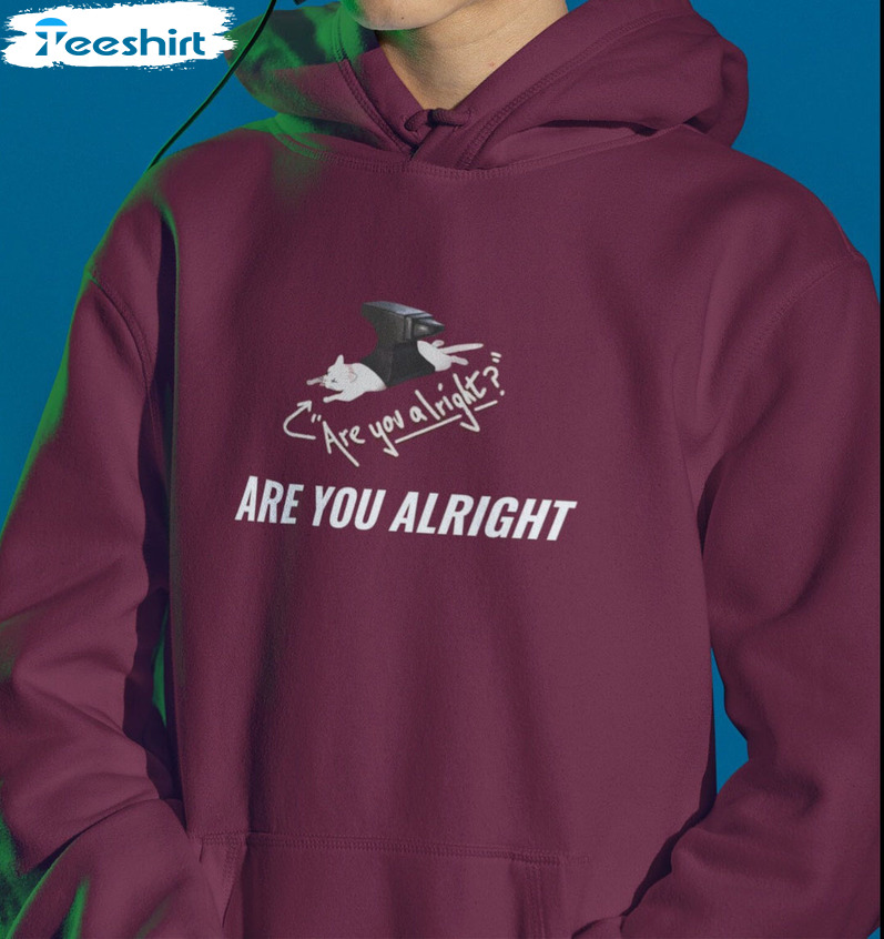 Are You Alright Sweatshirt, Lovejoy Trending Tee Tops Long Sleeve