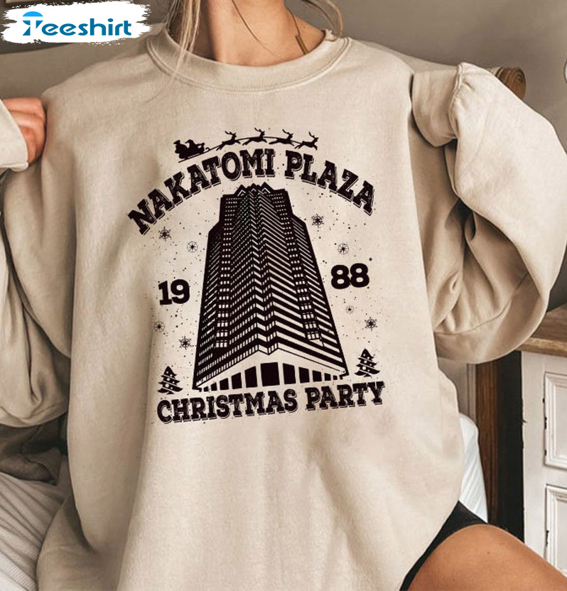 Nakatomi Plaza Christmas Party 1988 Shirt, Funny Xmas Unisex Hoodie Tee Tops