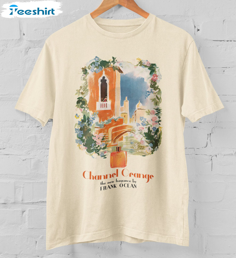 Channel Orange Frank Ocean Shirt, Vintage Advertising Style Long Sleeve Tee Tops