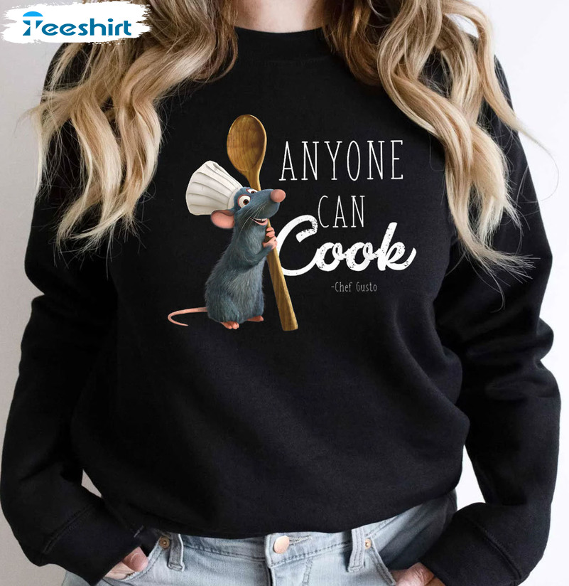 Anyone Can Cook Shirt, Gusteau’s Disney Short Sleeve Tee Tops